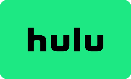 Hulu Gift Card digital code for streaming subscription